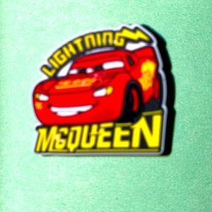 (10 for $15) Lightning MCQUEEN Cars Movie Croc Shoe Charms